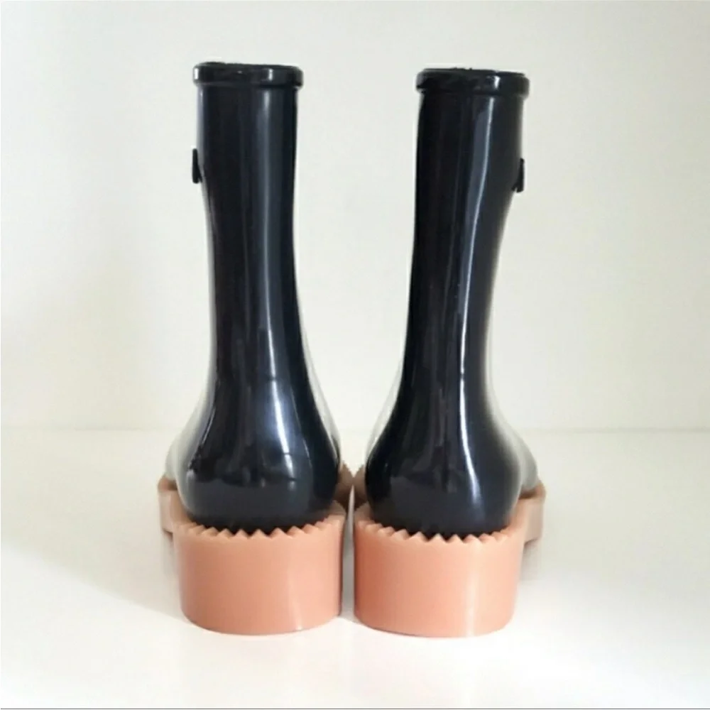 MELISSA Rain Drop Water Resistant Black Boot, size US9 | EUR40, NWOB - Picture 6 of 10